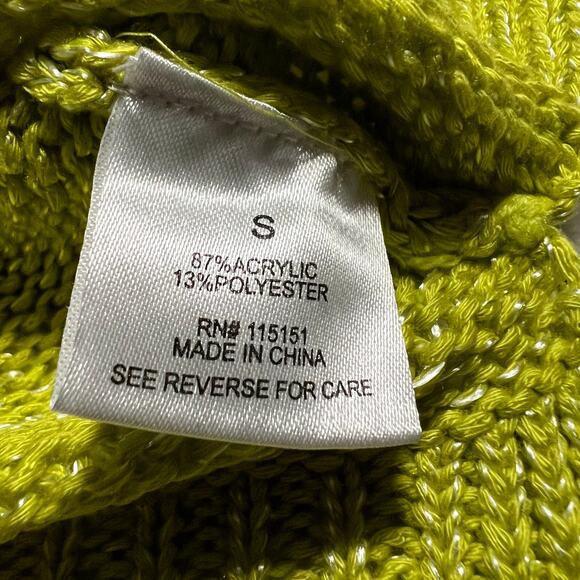 Romeo & Juliet Couture Crewneck Knit Pullover Sweater Size Small Colorful - Picture 6 of 9